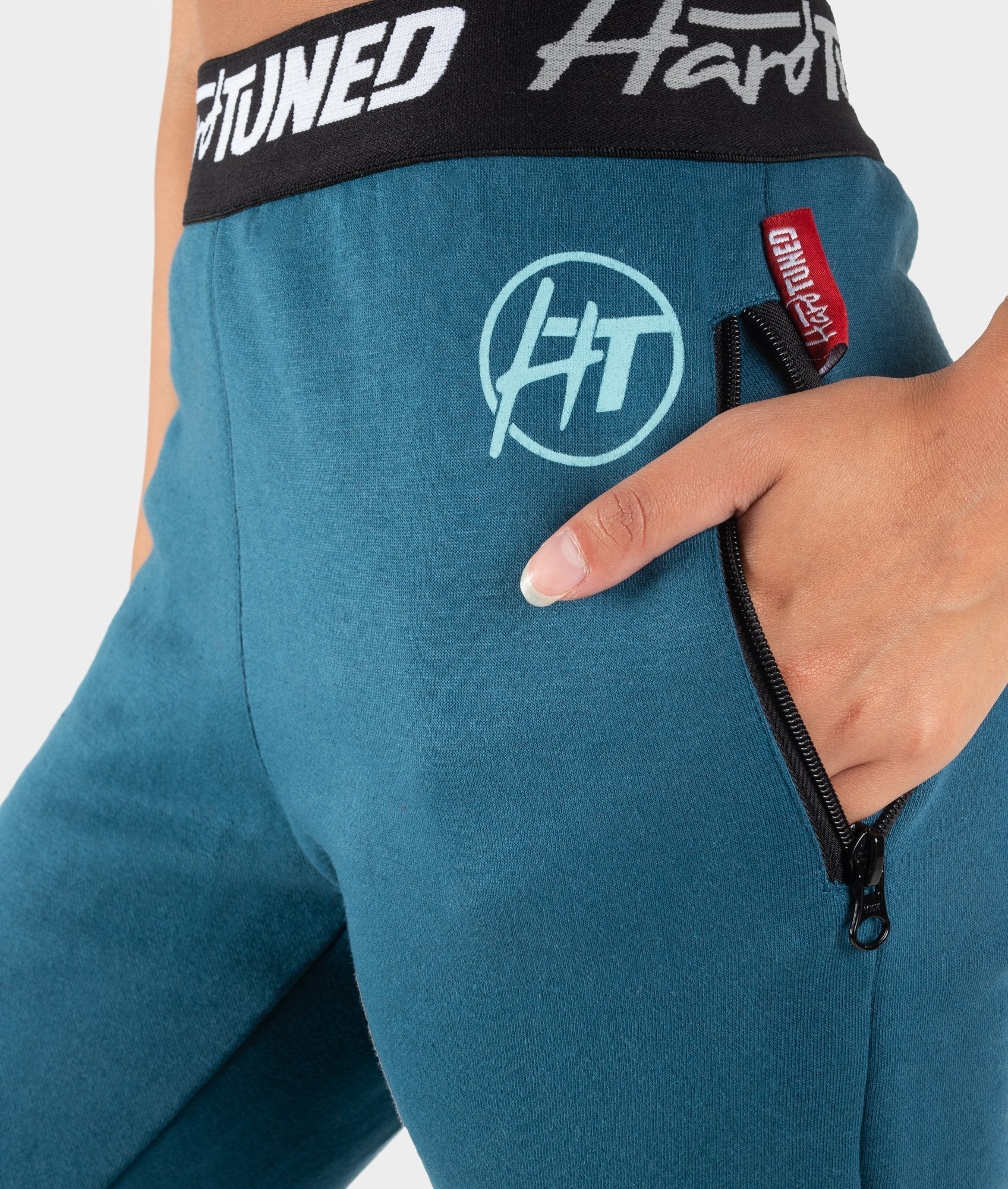 Ladies Power Over Trackies - Teal - Image 7